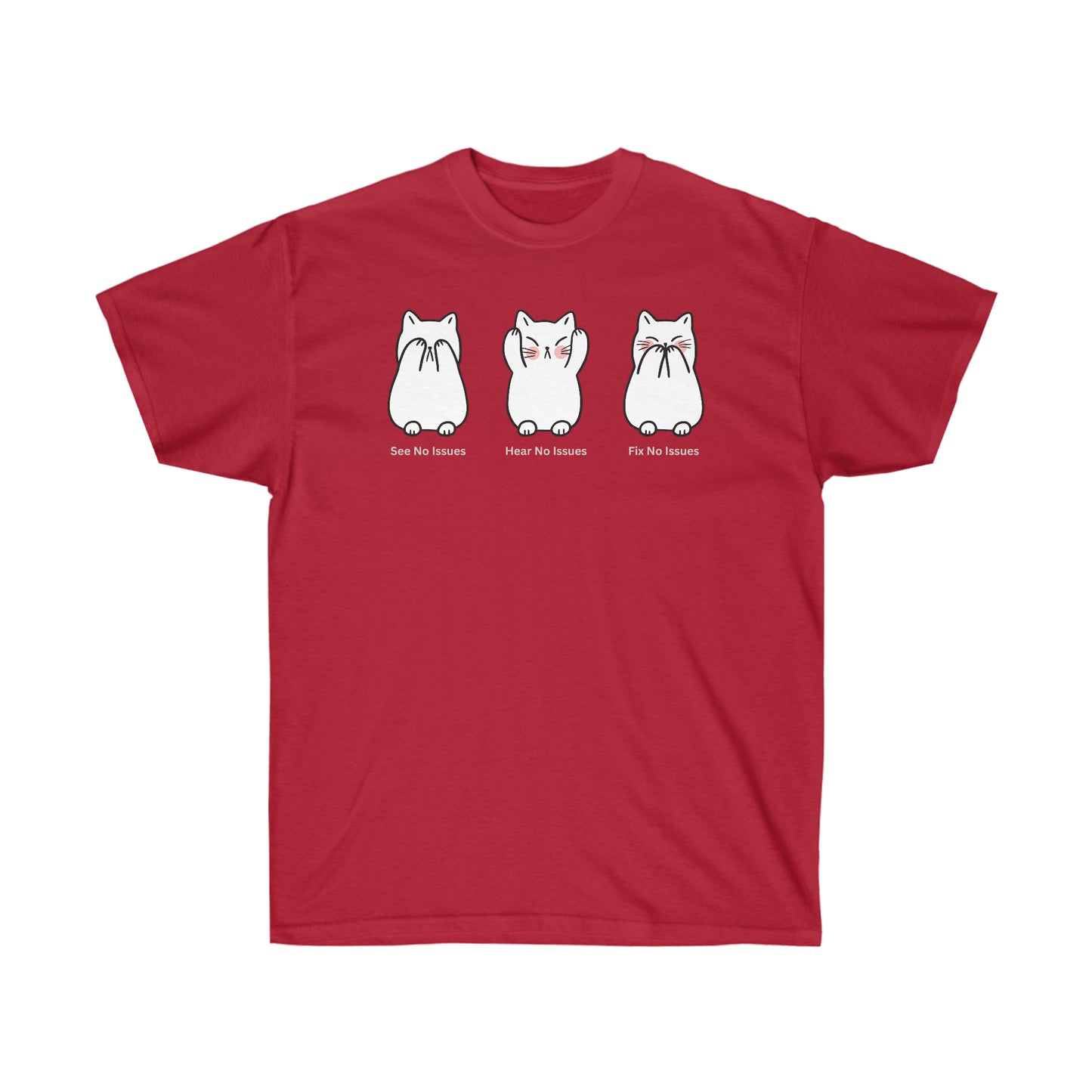 See No Issues, Fix no Issues - Helpdesk, Sysadmin, Cloud Engineer, Architect, Azure, AWS, Network admin, Server Admin Funny Tshirt