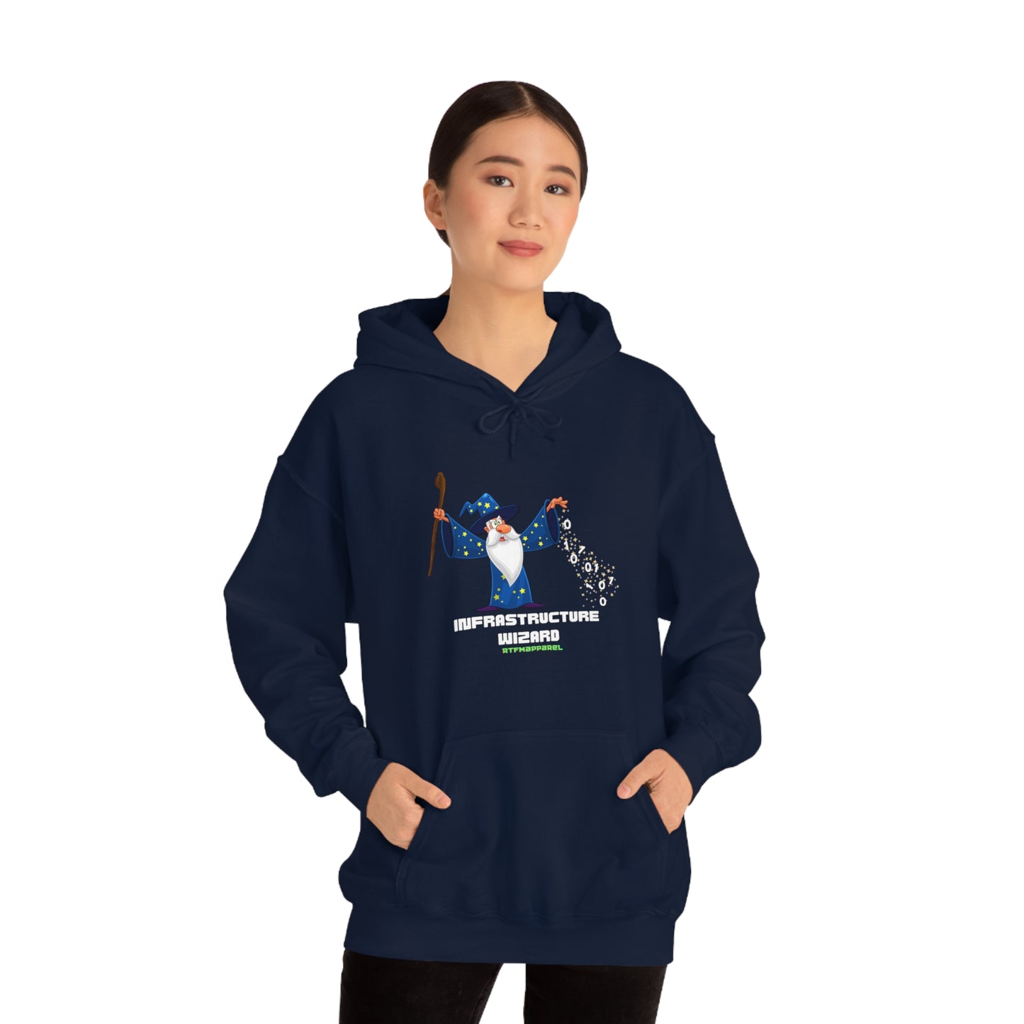 Infrastructure Wizard -  Cloud, Sysadmin, Cloud Engineer, Architect, Azure, AWS, Network admin, Server Admin  Hoodie