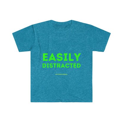 Easily Distracted - Funny, Sysadmin, Geek, Gamer, Developer, Gift T-Shirt