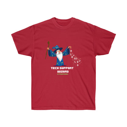 Tech Support Wizard -  Helpdesk, Sysadmin, Cloud Engineer, Architect, Azure, AWS, Network admin, Server Admin Funny Tshirt