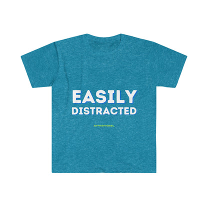 Easily Distracted - Funny, Sysadmin, Geek, Gamer, Developer, Gift T-Shirt