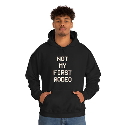 "Not My First Rodeo" Funny, Sysadmin, Geek, Gamer, Developer, Gift Hooded Sweatshirt