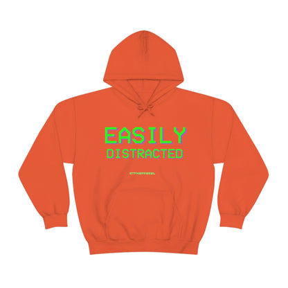 Easily Distracted - Funny, Sysadmin, Geek, Gamer, Developer, Gift Hooded Sweatshirt
