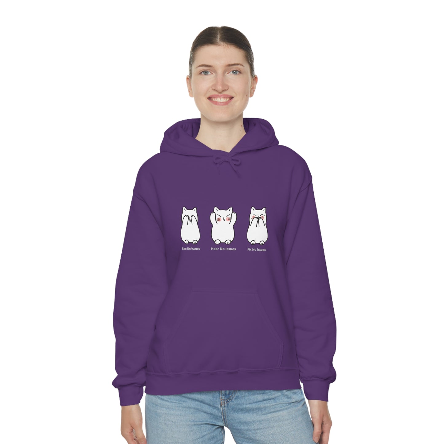 See No Issues, Fix No Issues -  Helpdesk, Sysadmin, Cloud Engineer, Architect, Azure, AWS, Network admin, Server Admin  Hoodie