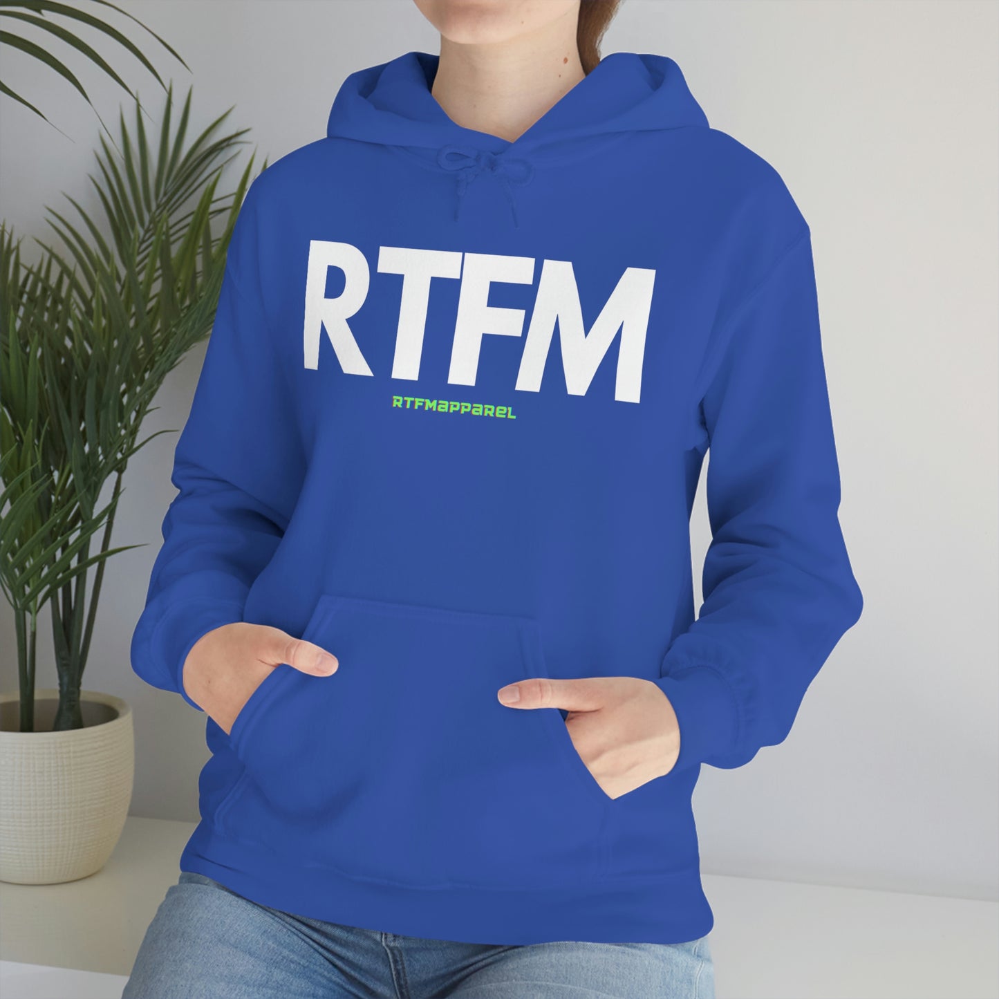 RTFM, Read the Manual, unny, Sysadmin, Geek, Project Manager, Developer, Gift, Unisex Hooded Sweatshirt