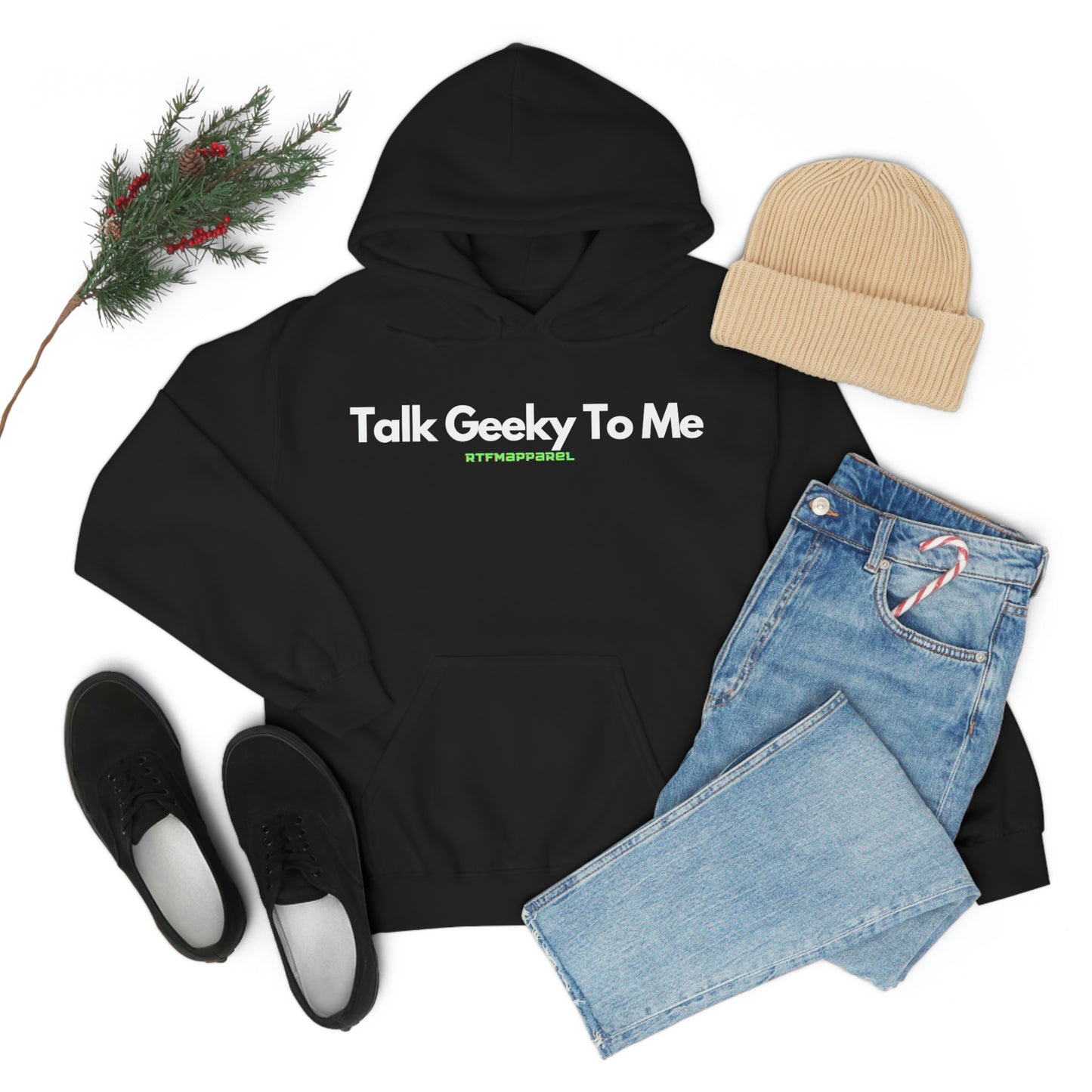 Talk Geeky to me, Funny, Sysadmin, Geek, Project Manager, Developer, Gift, Unisex Hooded Sweatshirt