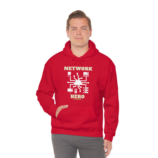 Network Hero Engineer Sysadmin Funny Hooded Sweatshirt