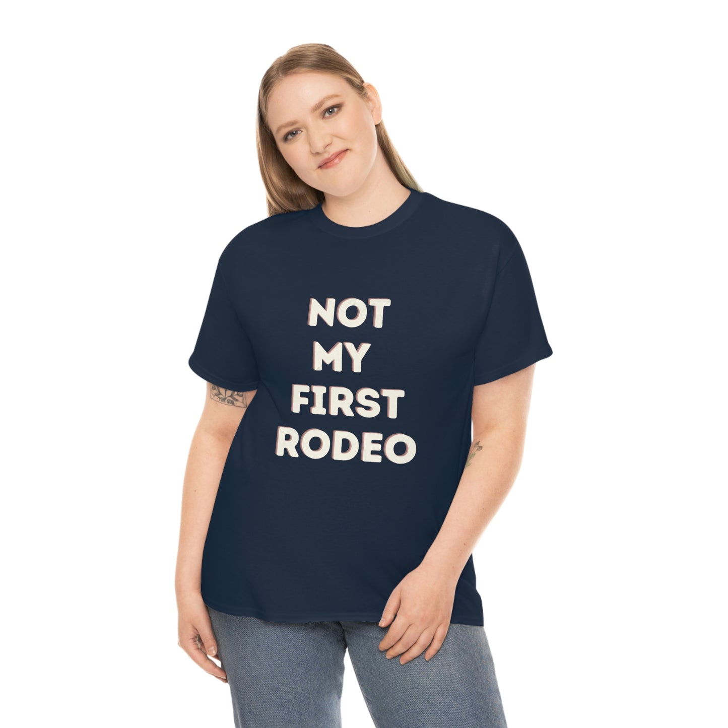 "Not My First Rodeo" Funny, Sysadmin, Geek, Gamer, Developer, Gift Cotton Tee