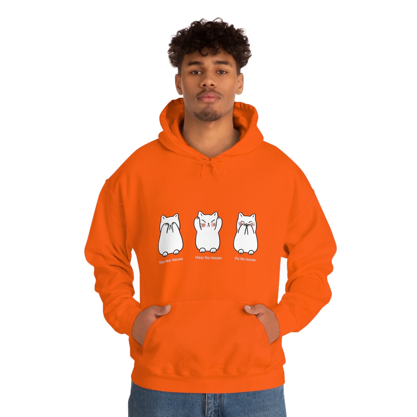 See No Issues, Fix No Issues -  Helpdesk, Sysadmin, Cloud Engineer, Architect, Azure, AWS, Network admin, Server Admin  Hoodie