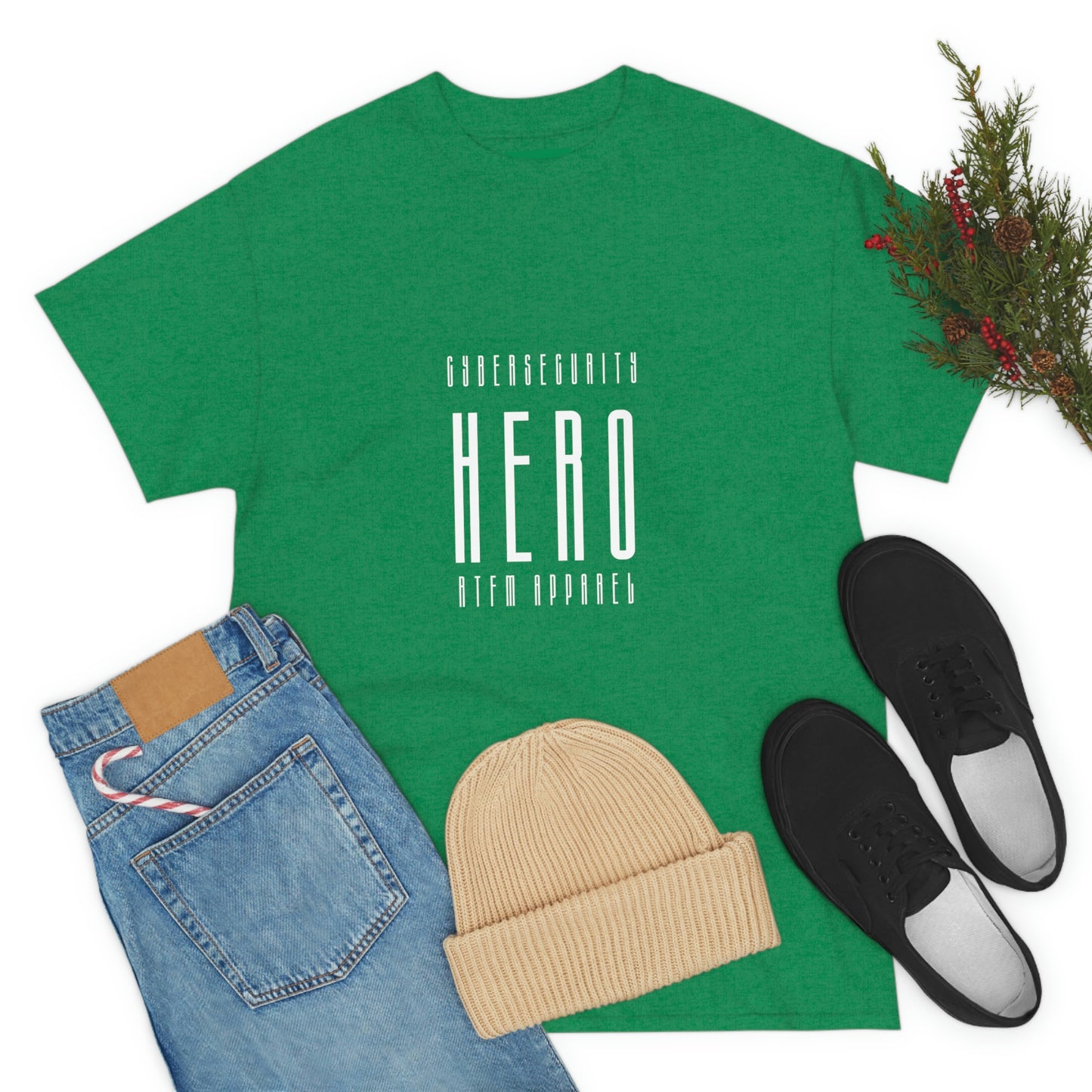 Cyber Security Hero - Unisex Heavy Cotton Tee - Funny, Humor, Perfect Gift