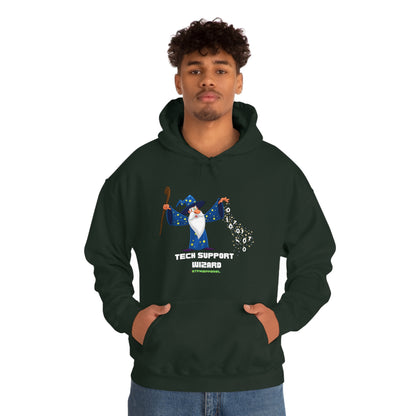Tech Support Wizard -  Helpdesk, Sysadmin, Cloud Engineer, Architect, Azure, AWS, Network admin, Server Admin  Hoodie