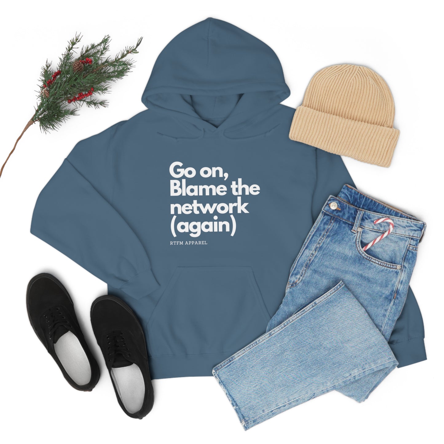 Go on, blame the network - Network Engineer, Cisco, Network, Wifi, Sysadmin, IT Support Hoodie