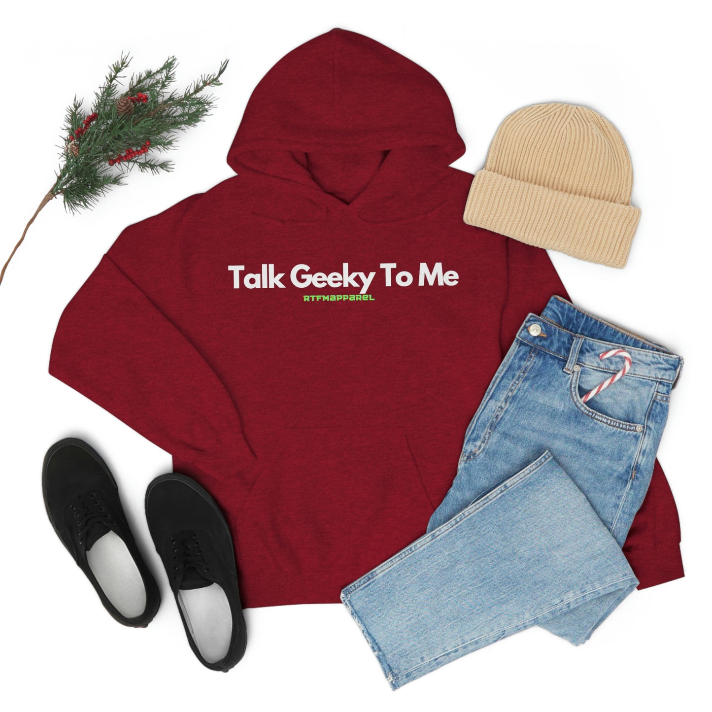 Talk Geeky to me, Funny, Sysadmin, Geek, Project Manager, Developer, Gift, Unisex Hooded Sweatshirt