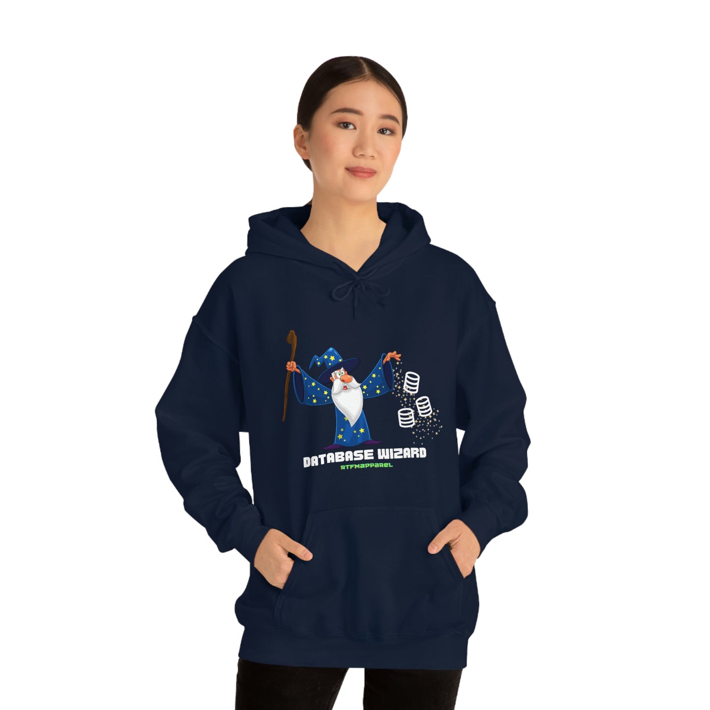 Database Wizard - SQL DBA Sysadmin Data Science Hooded Sweatshirt