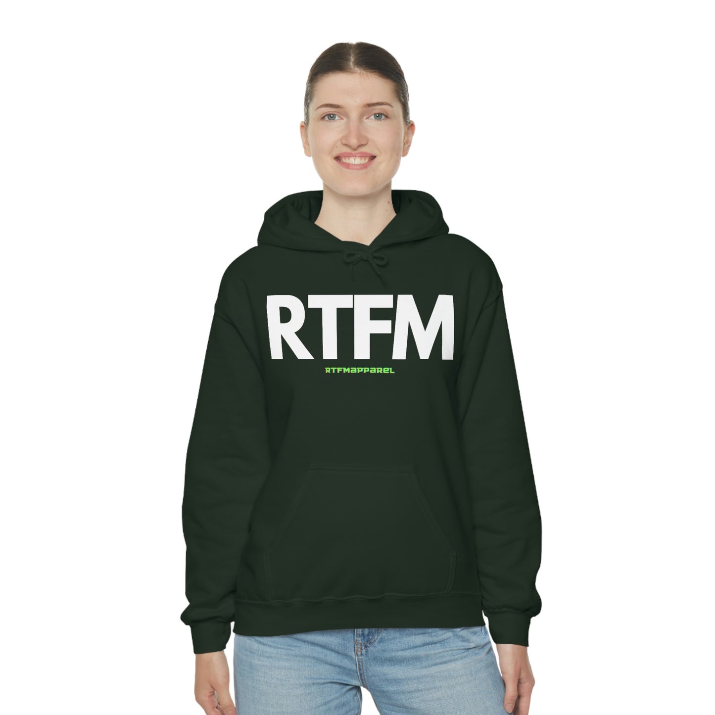 RTFM, Read the Manual, unny, Sysadmin, Geek, Project Manager, Developer, Gift, Unisex Hooded Sweatshirt