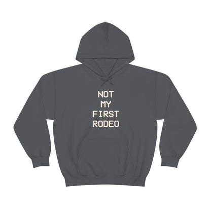 "Not My First Rodeo" Funny, Sysadmin, Geek, Gamer, Developer, Gift Hooded Sweatshirt