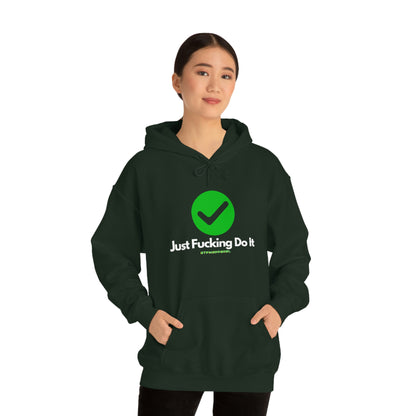 JFDI, Just do it, Funny, Sysadmin, Geek, Project Manager, Explicit, Developer, Gift, Unisex Hooded Sweatshirt