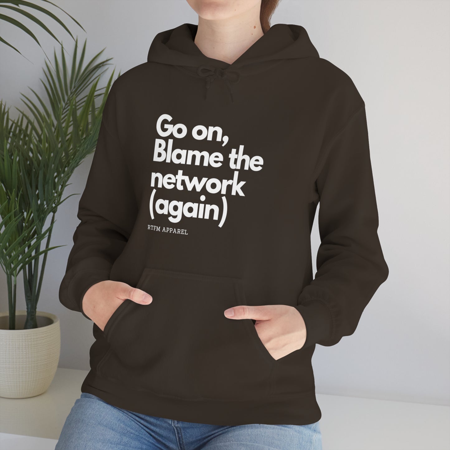 Go on, blame the network - Network Engineer, Cisco, Network, Wifi, Sysadmin, IT Support Hoodie