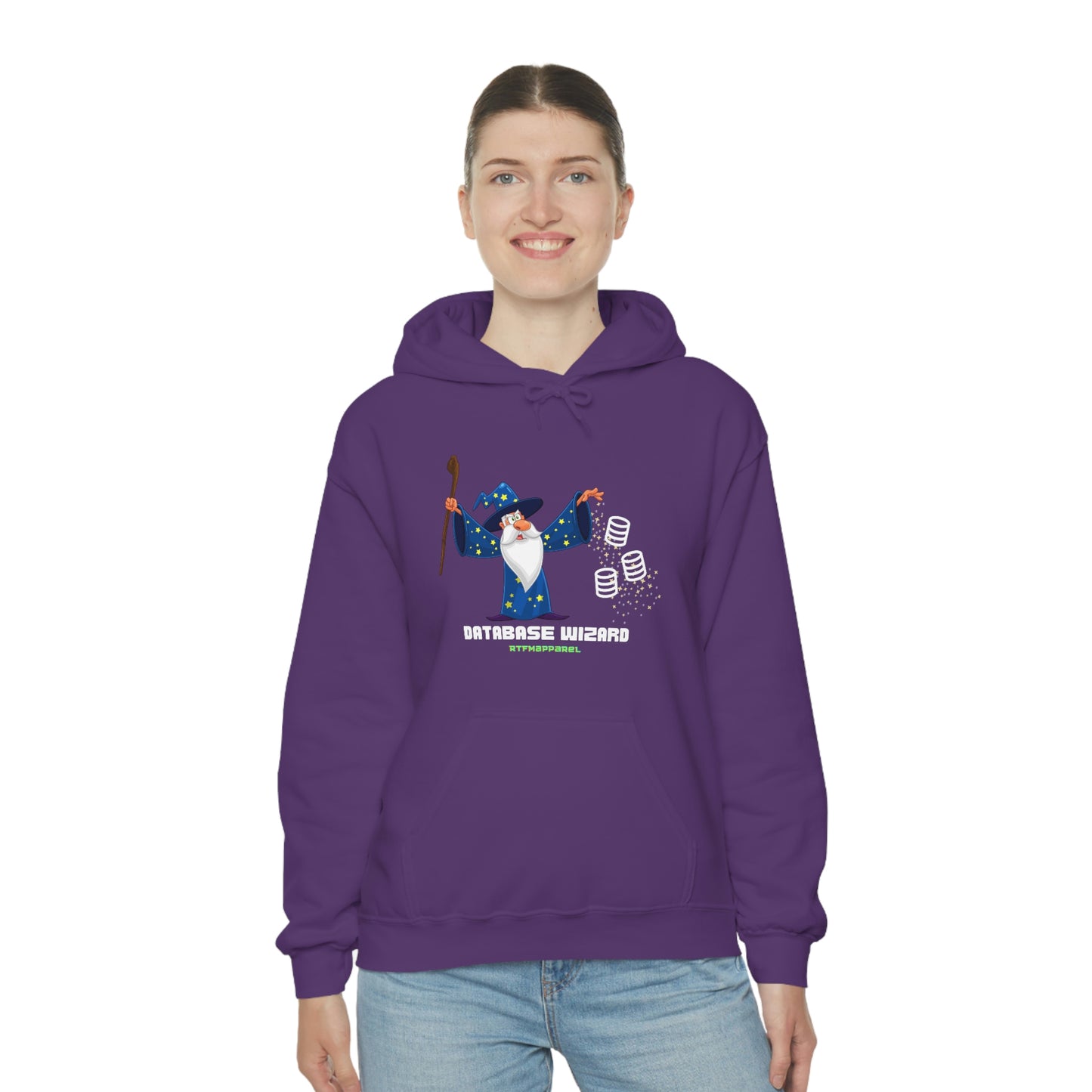 Database Wizard - SQL DBA Sysadmin Data Science Hooded Sweatshirt