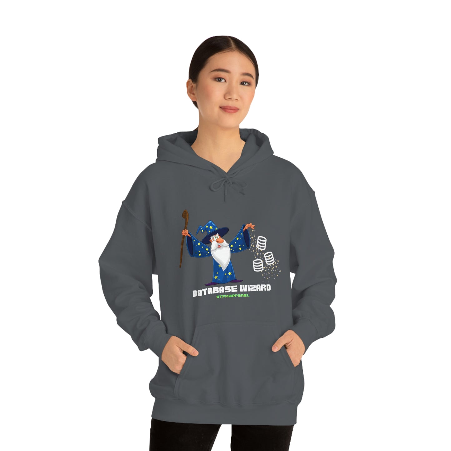 Database Wizard - SQL DBA Sysadmin Data Science Hooded Sweatshirt